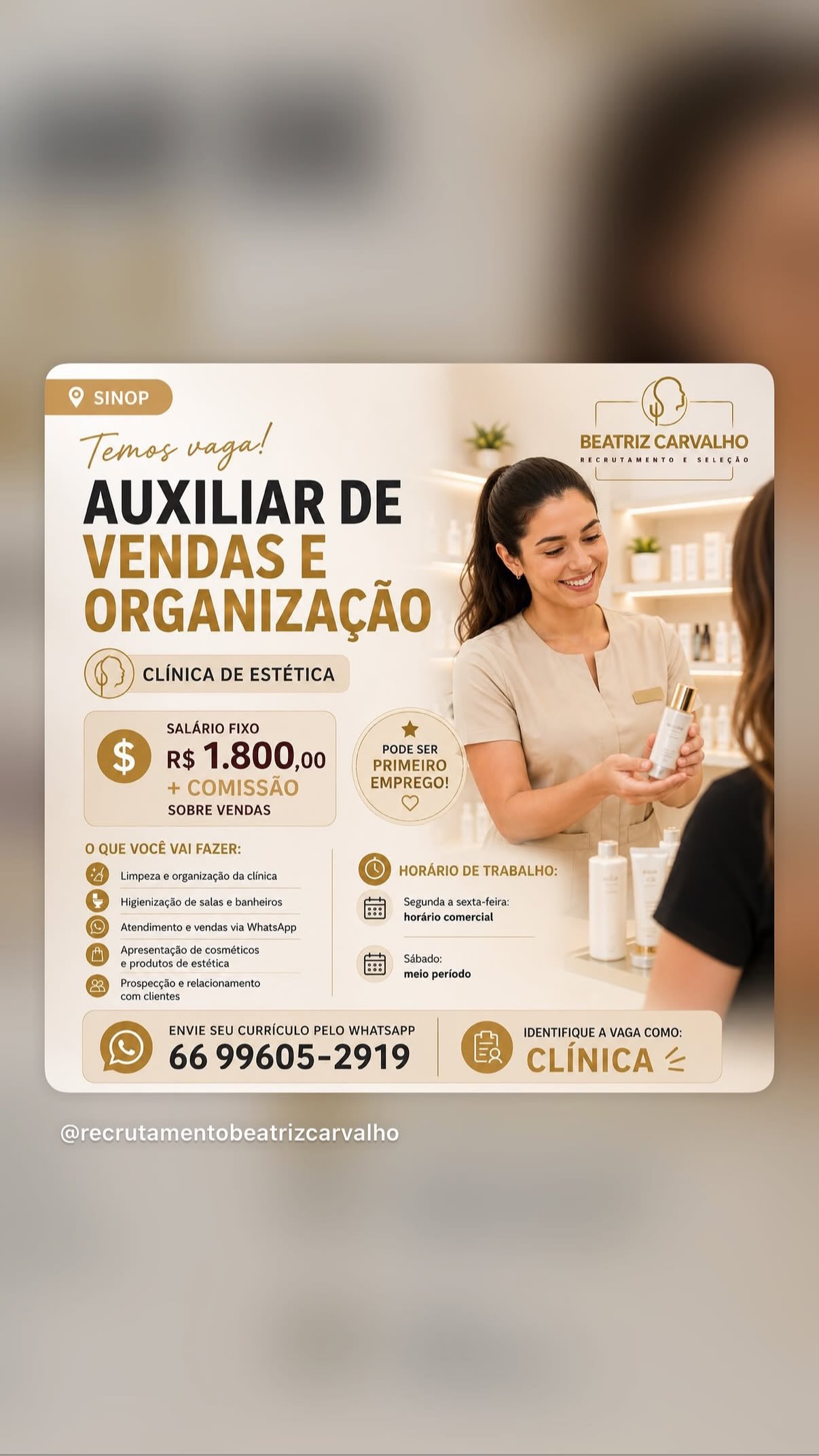 Auxiliar de Vendas