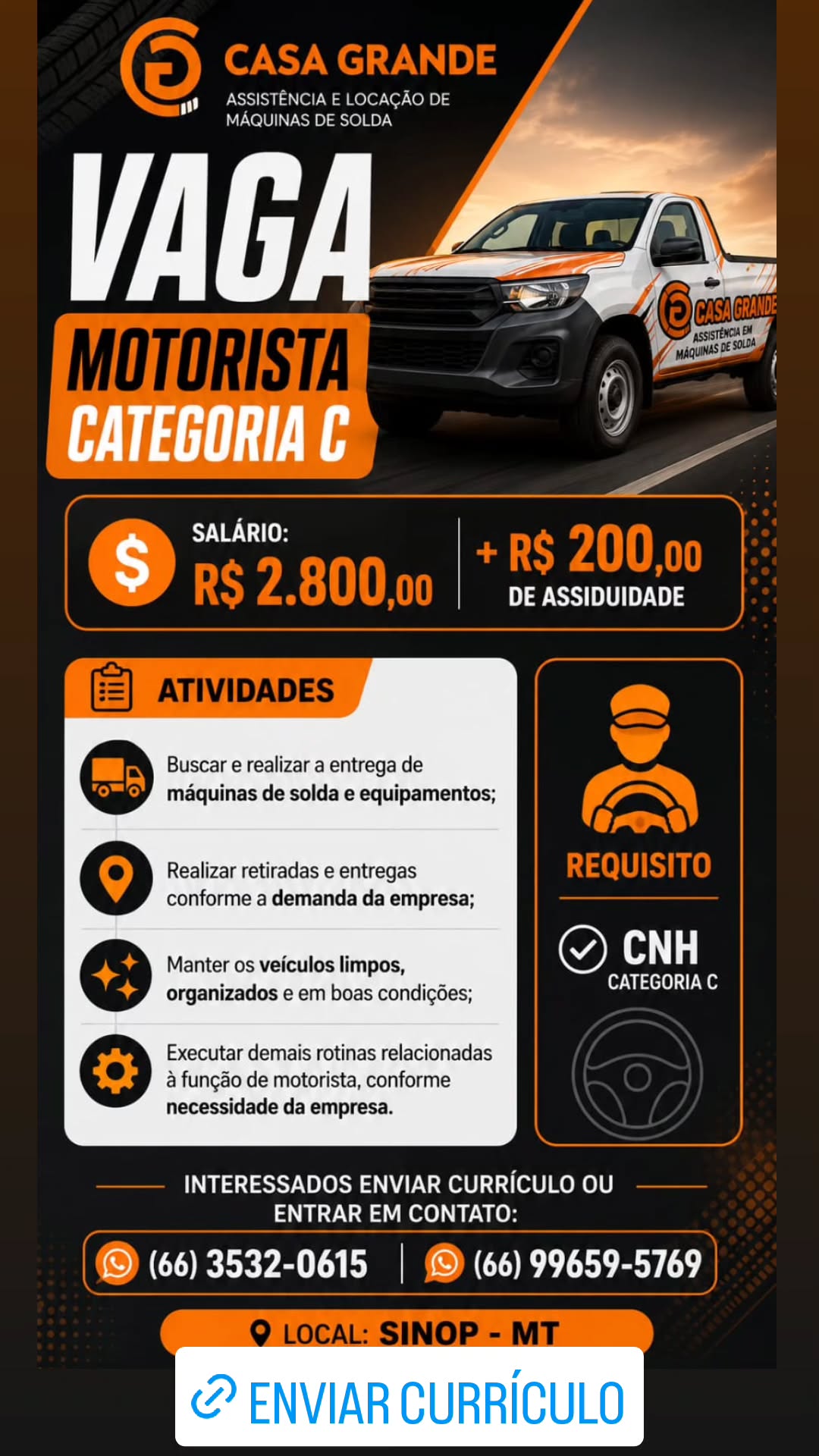 Motorista Categoria C