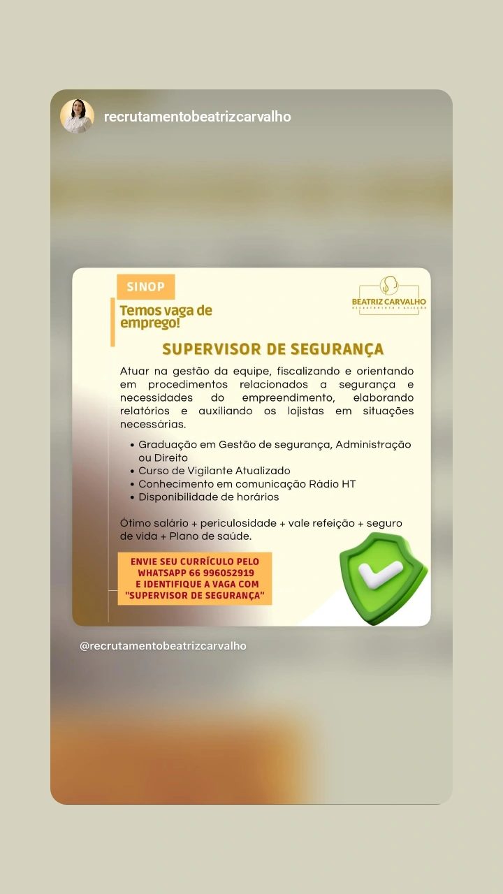 Vaga em Sinop