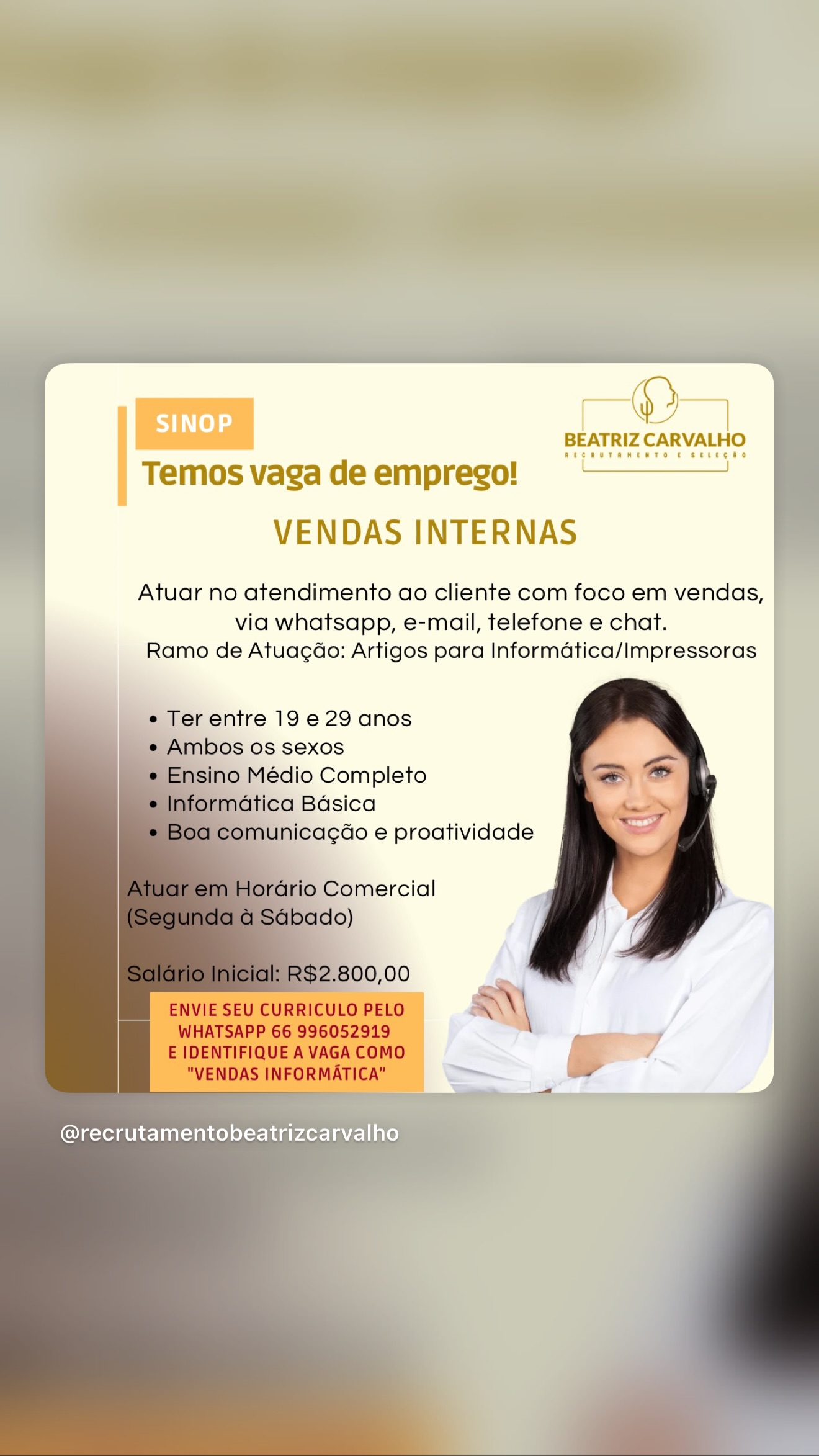 Vendas Internas