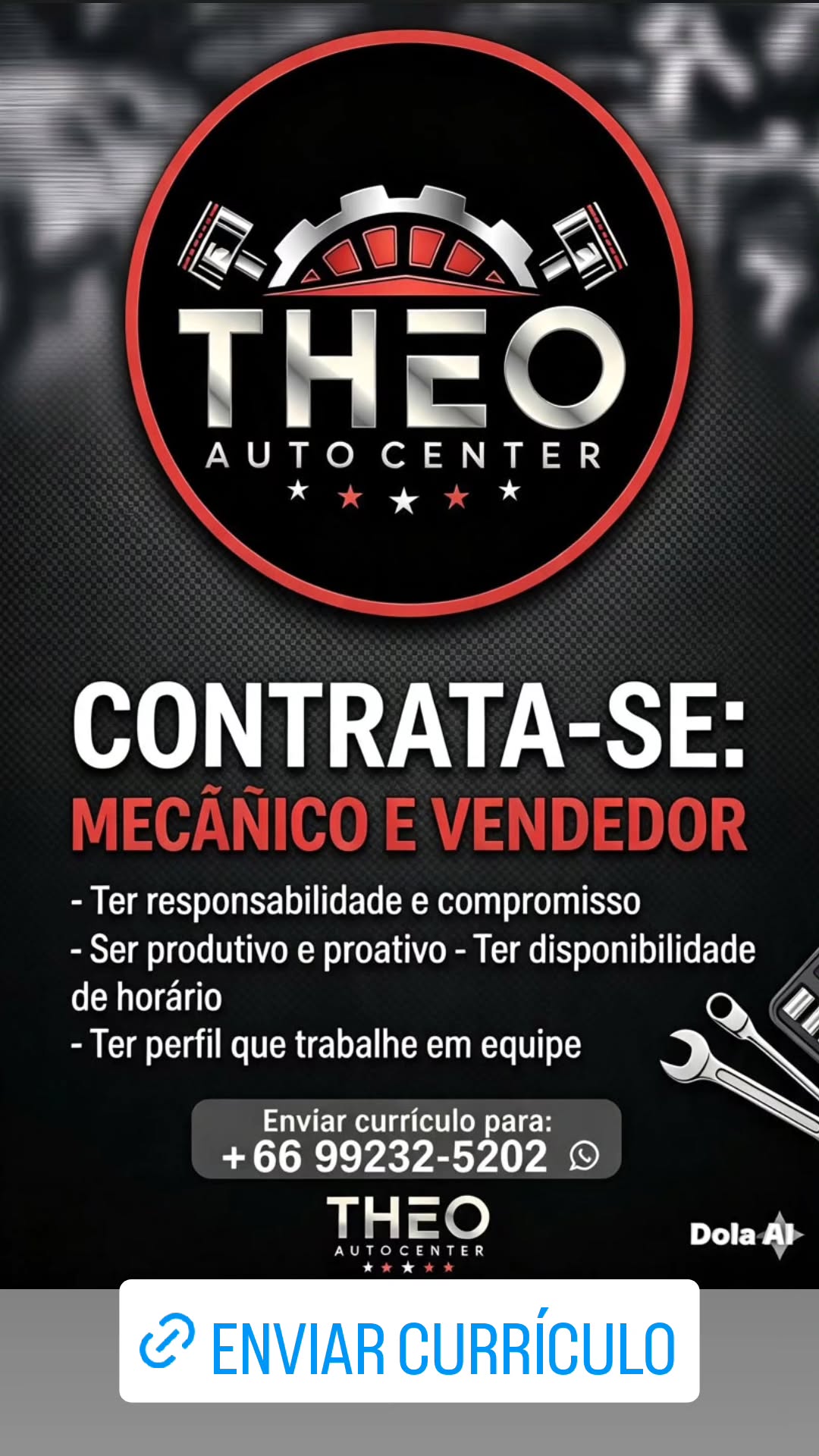 Mecânico e Vendedor
