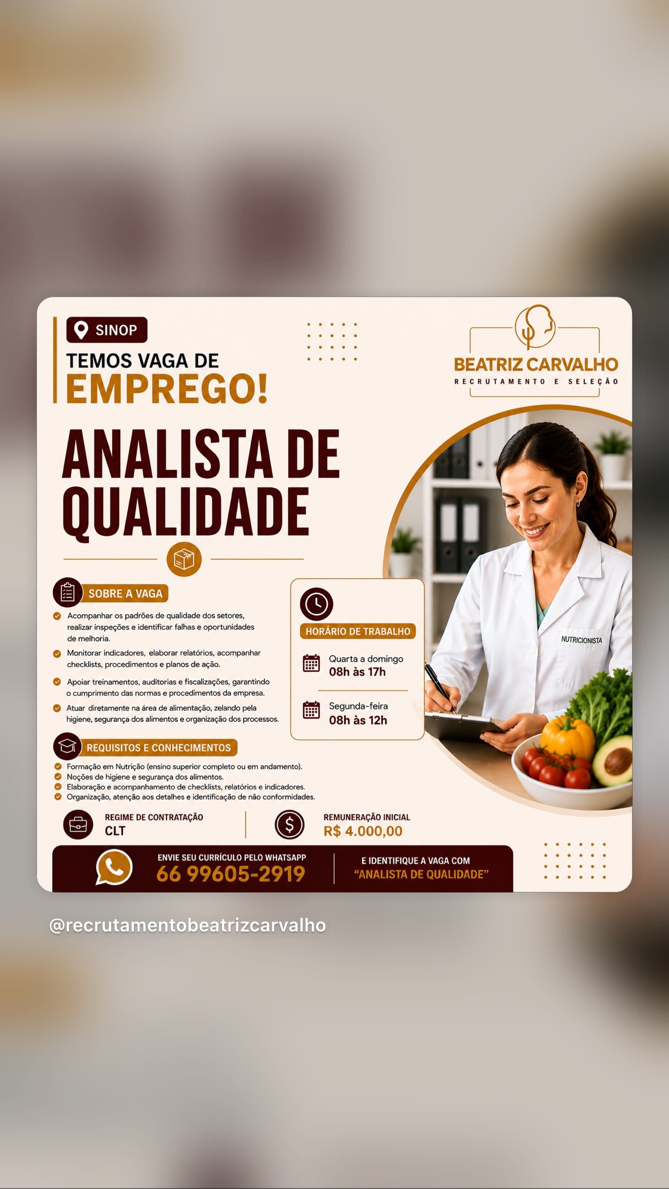 Analista de Qualidade
