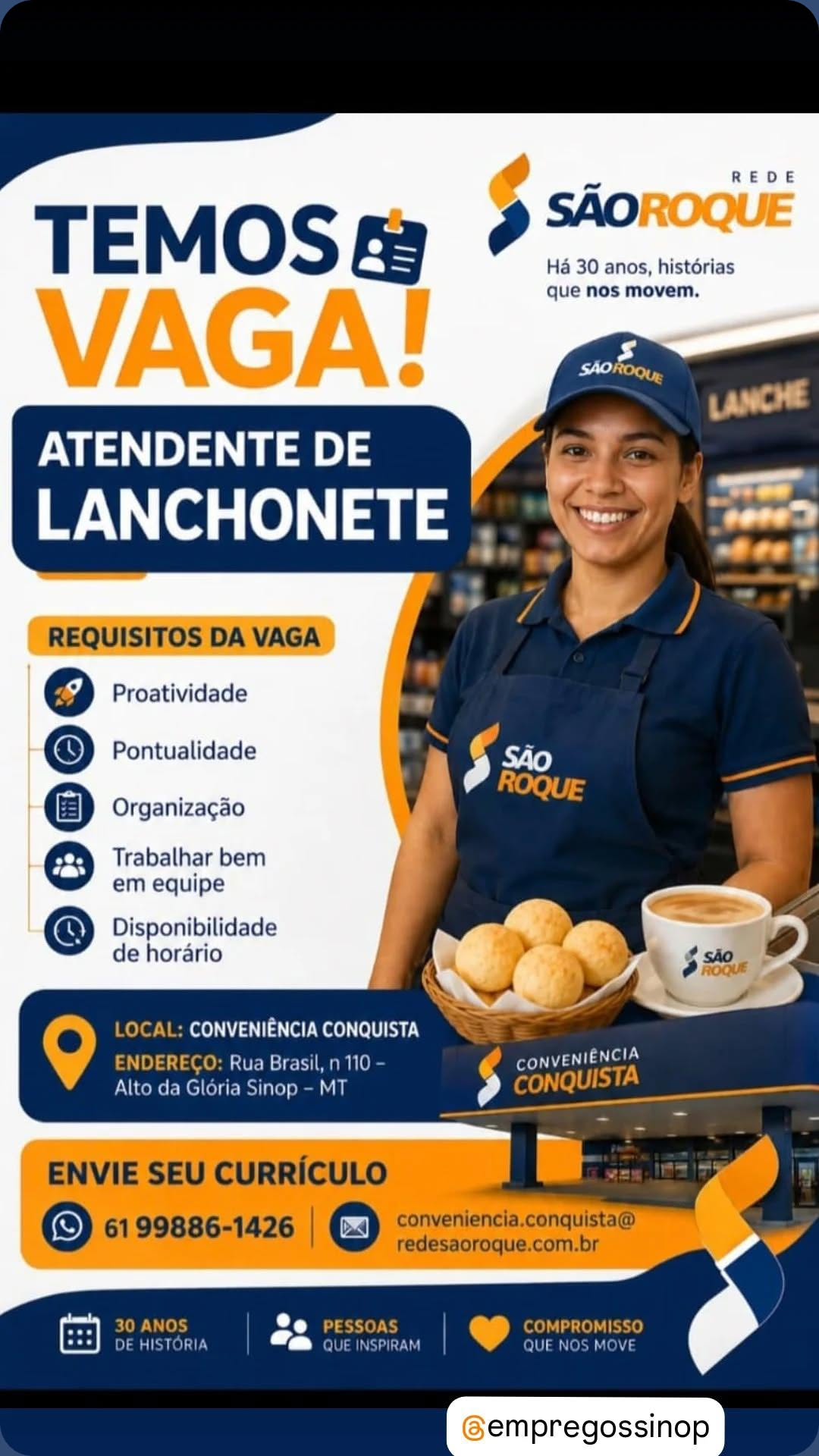 Atendente de Lanchonete