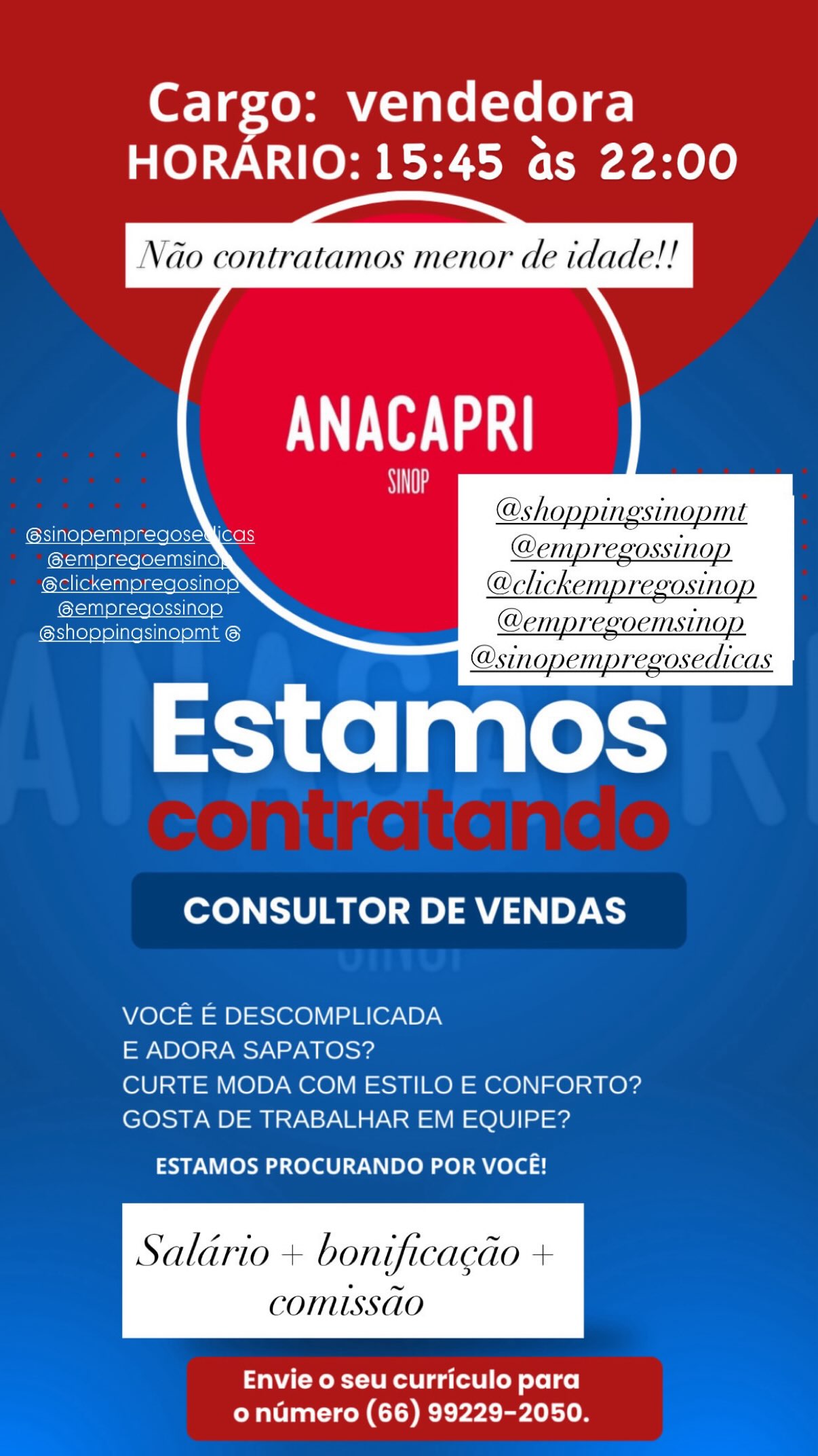 Consultor de Vendas
