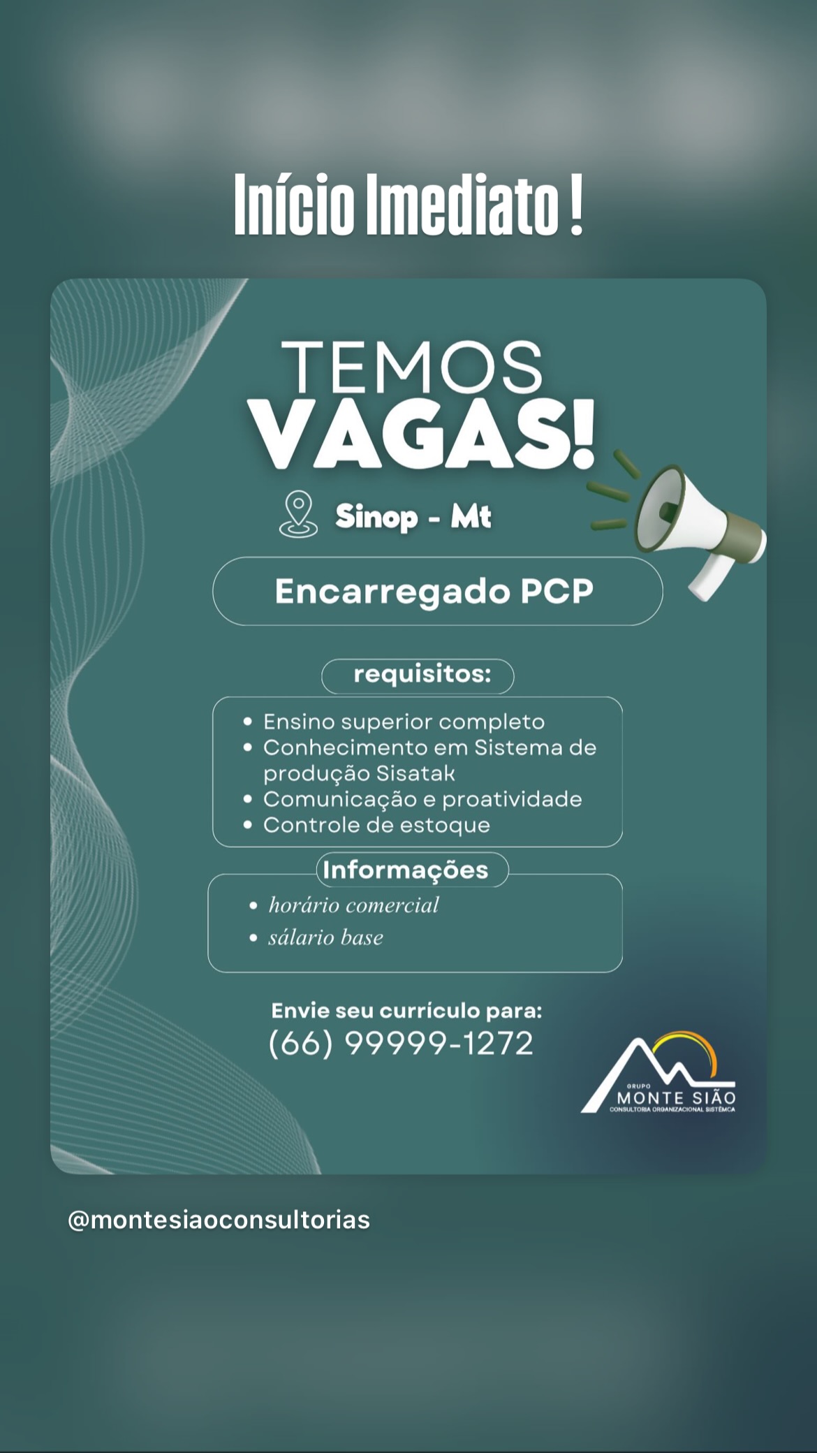 Encarregado PCP