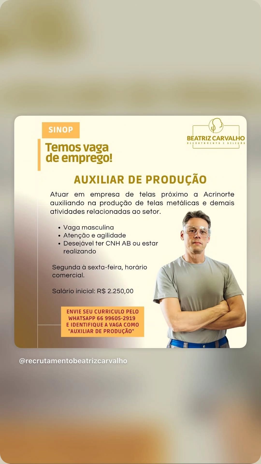 Vaga em Sinop