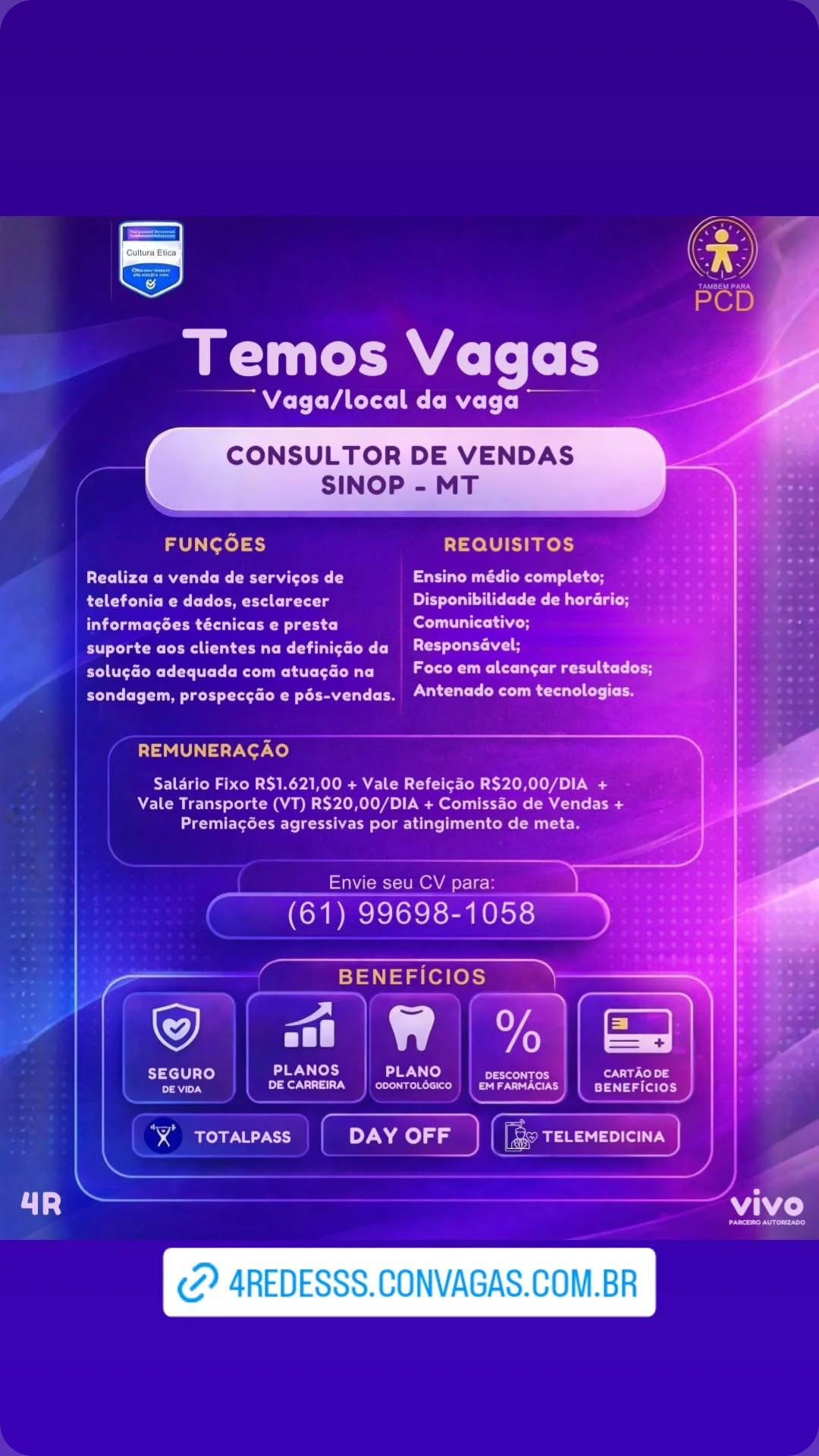 Vaga em Sinop