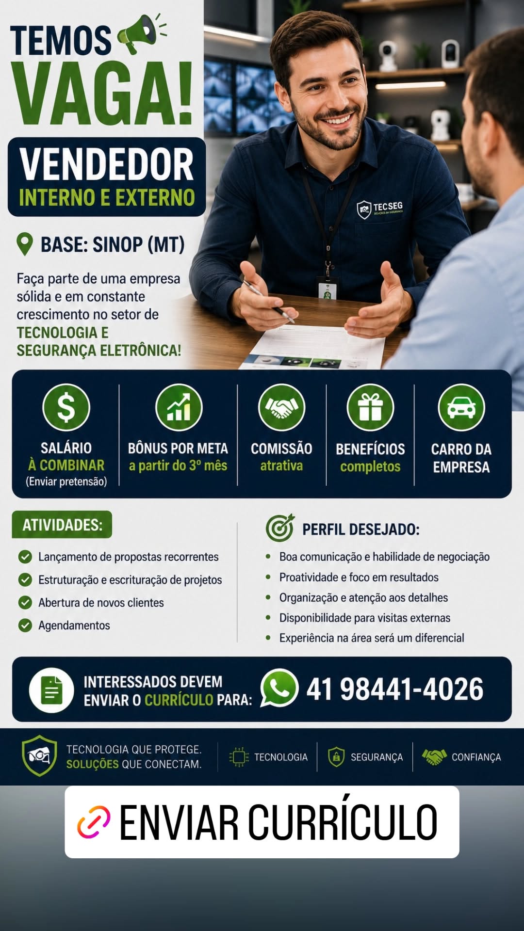 Vendedor Interno e Externo