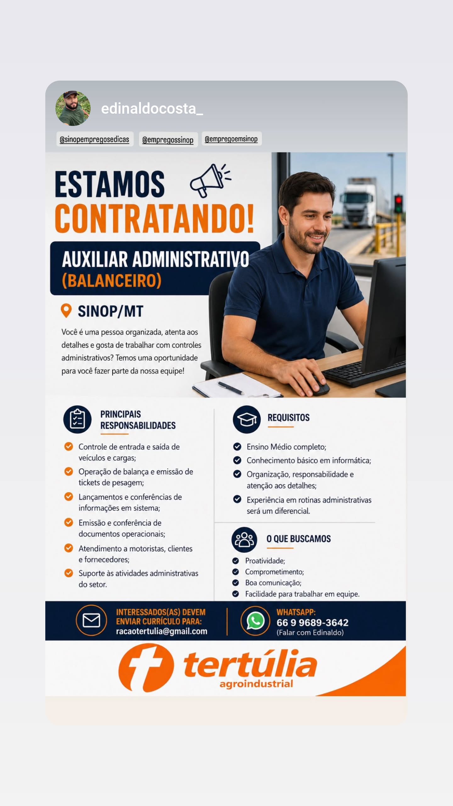 Auxiliar Administrativo