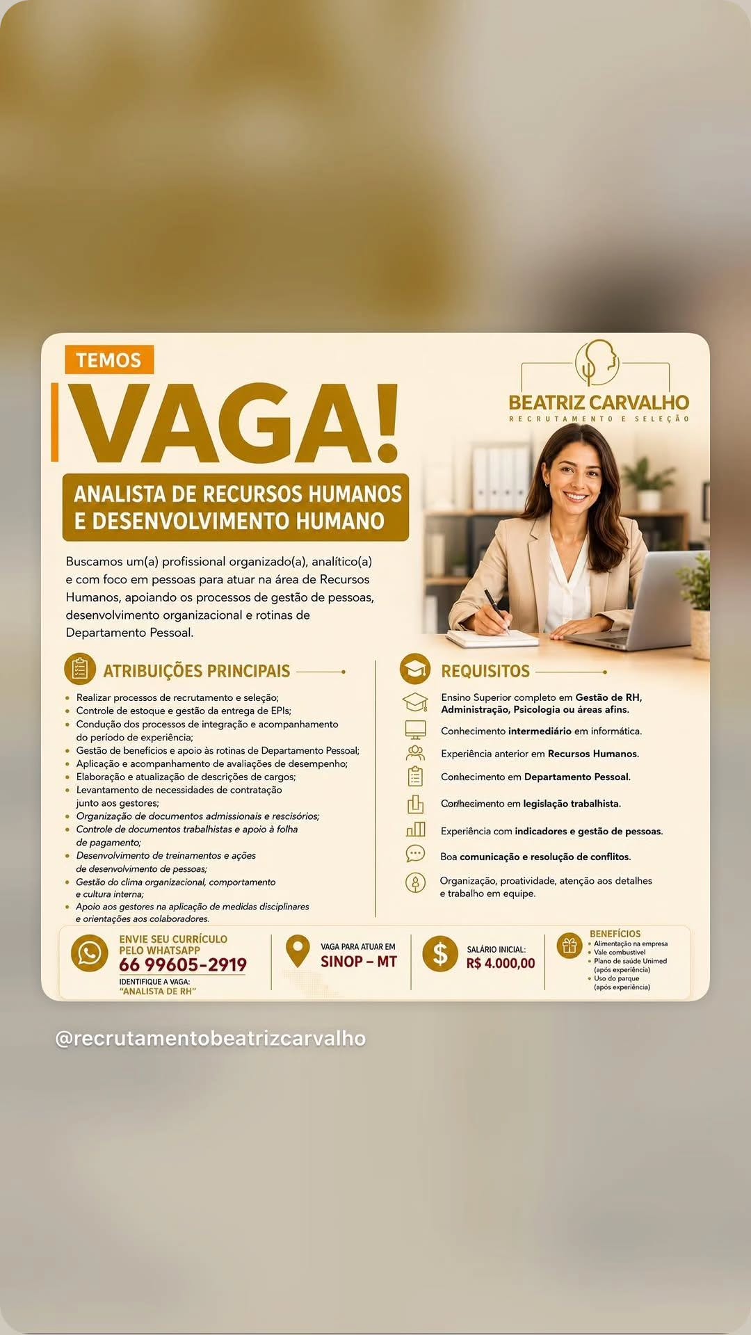 Vaga em Sinop
