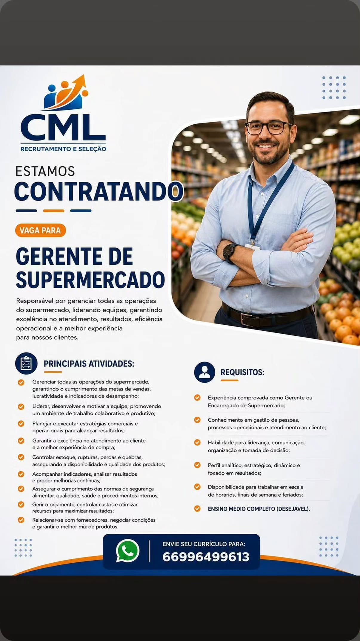 Gerente de supermercado