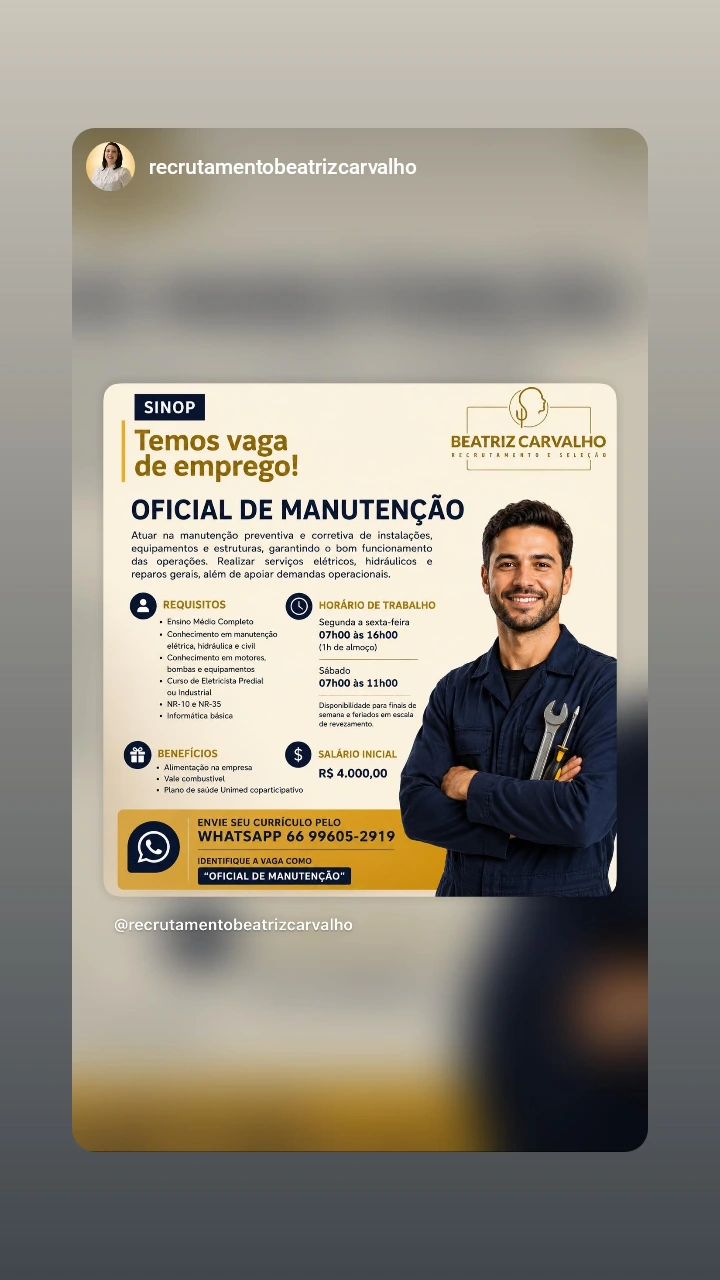 Vaga em Sinop
