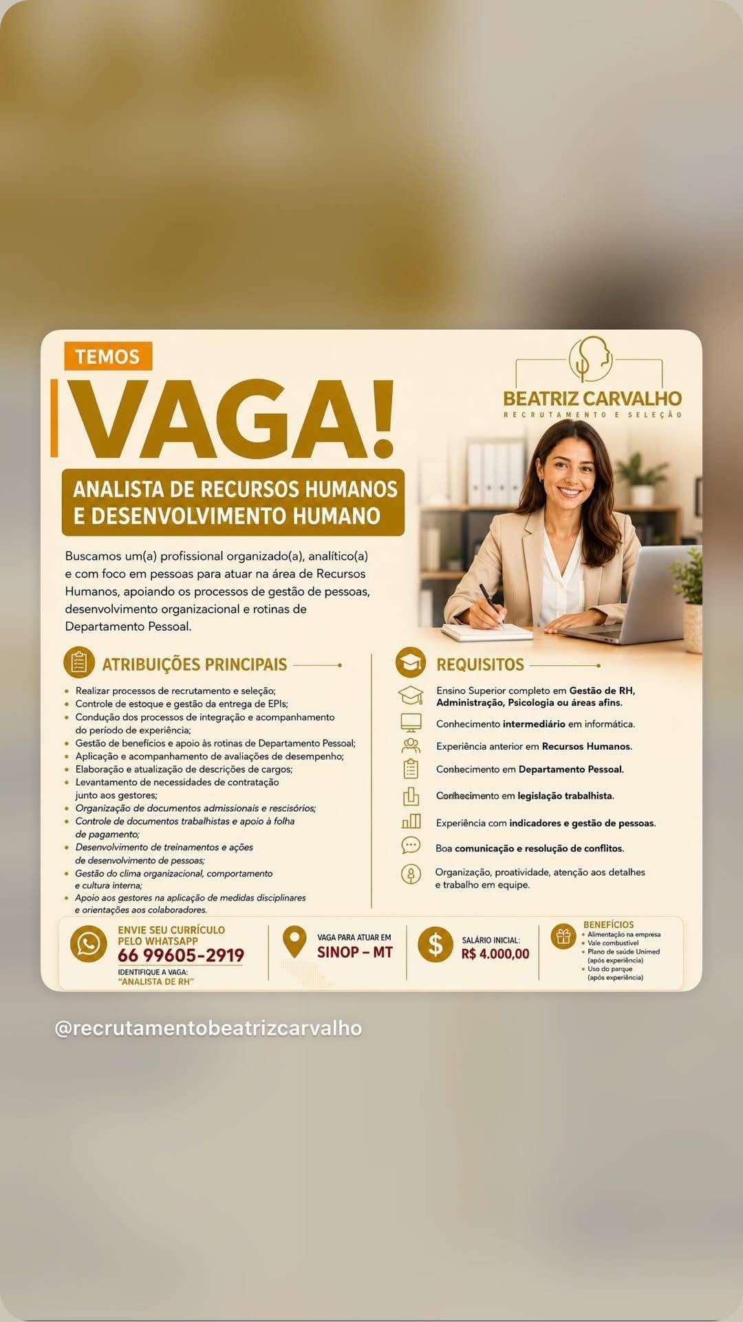 Vaga em Sinop