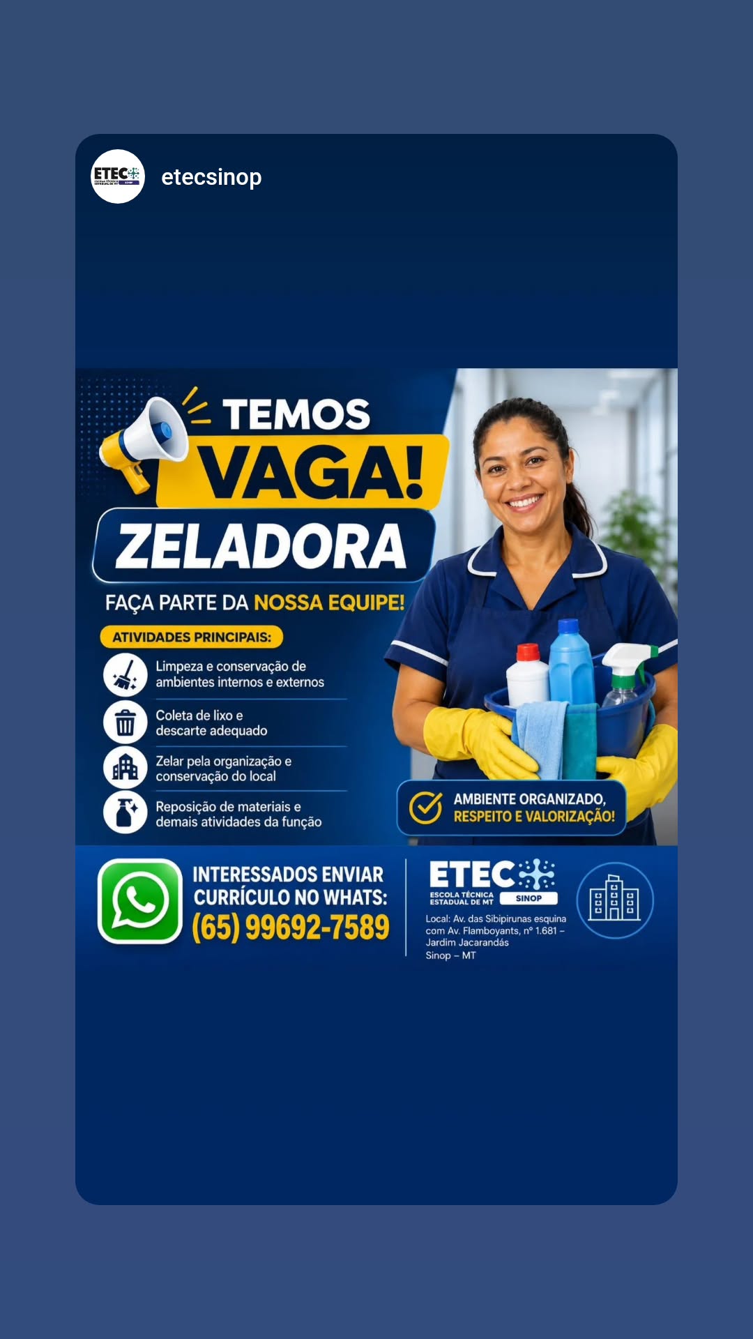 Vaga em Sinop