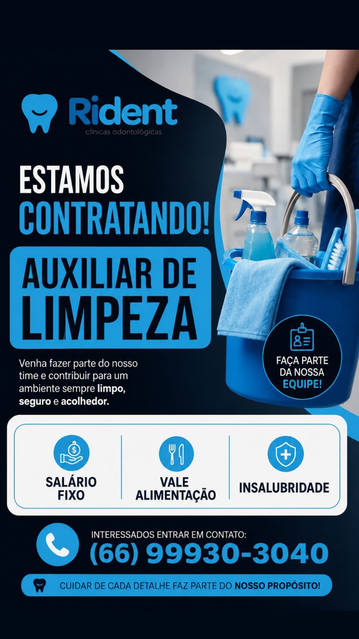Auxiliar de limpeza