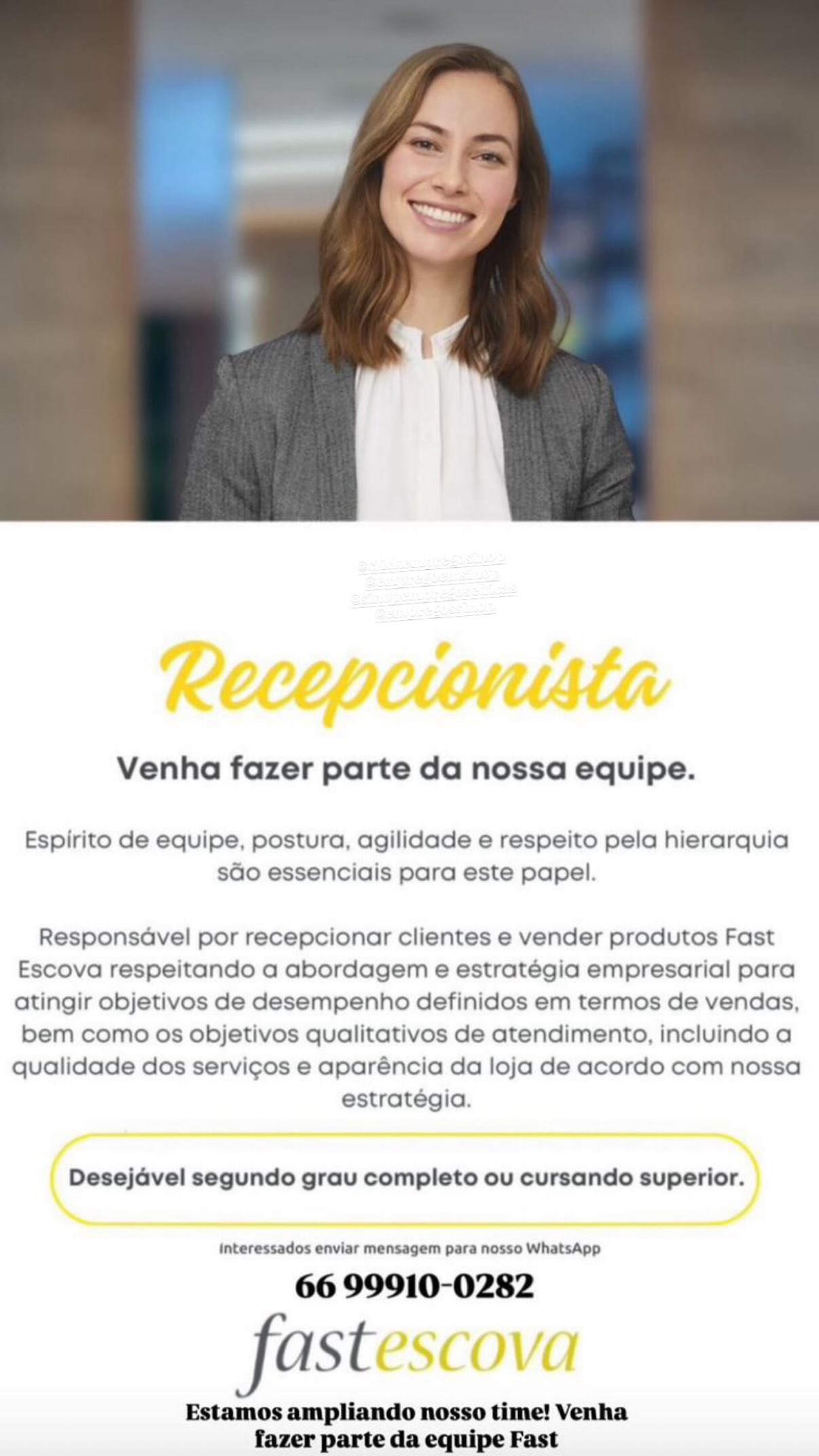 Recepcionista