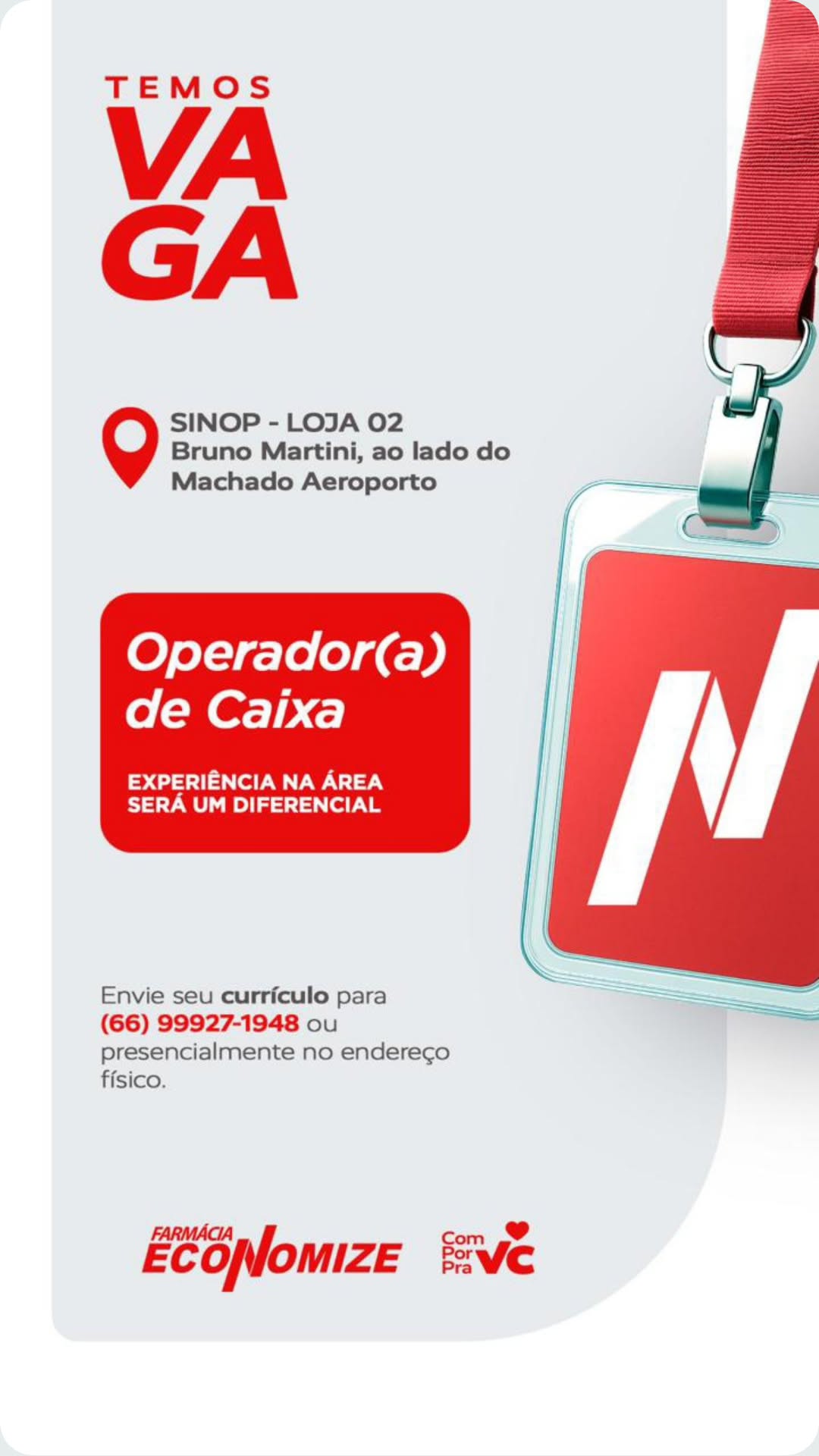 Operador de Caixa