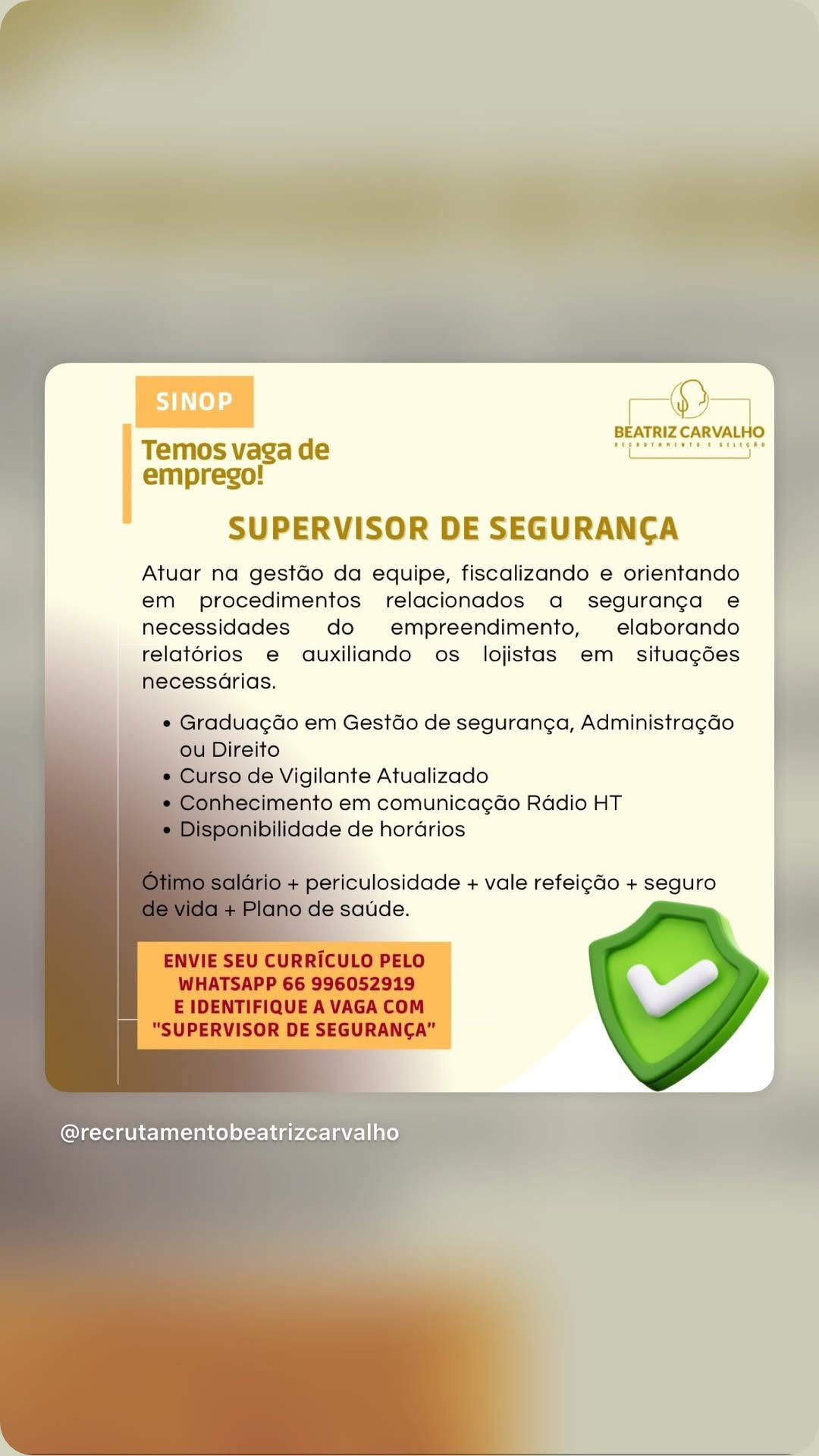 Vaga em Sinop