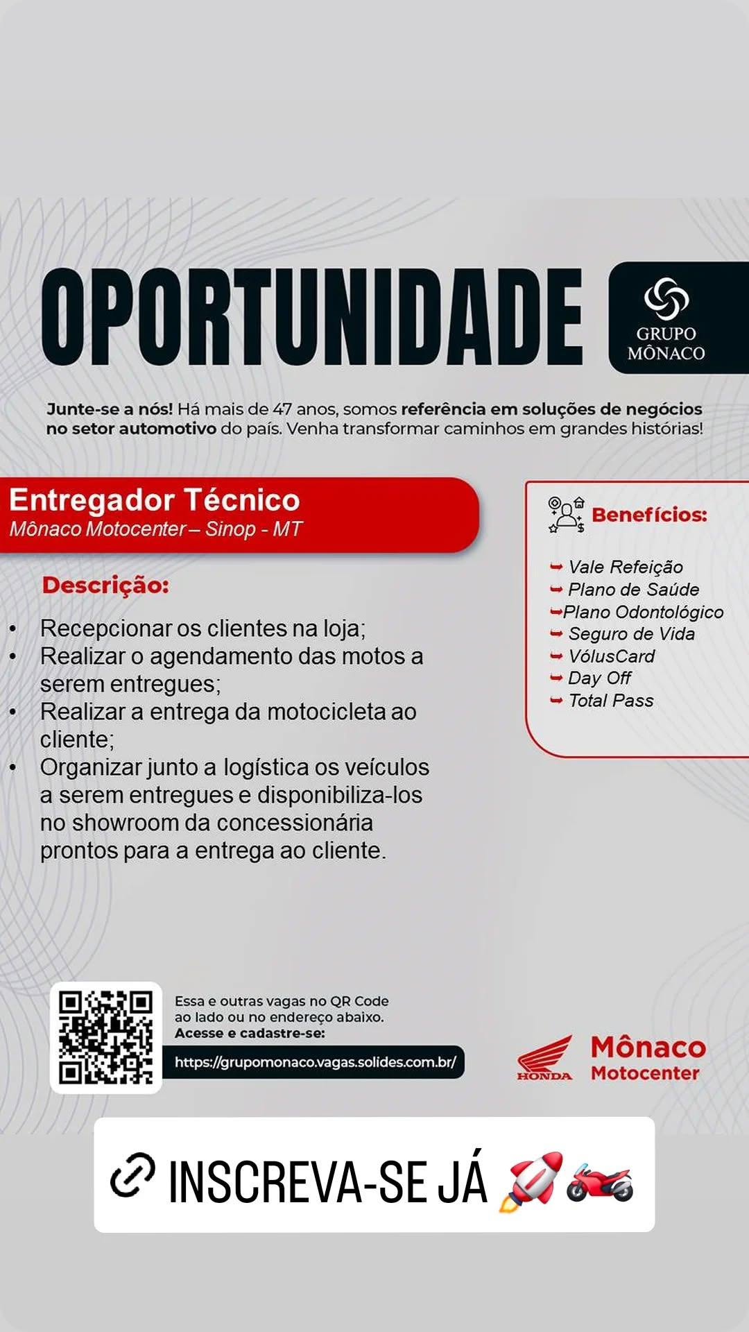 Entregador Técnico