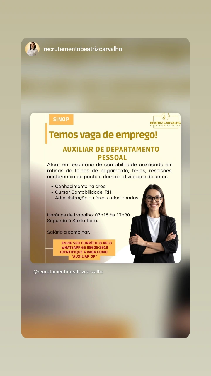 Vaga em Sinop