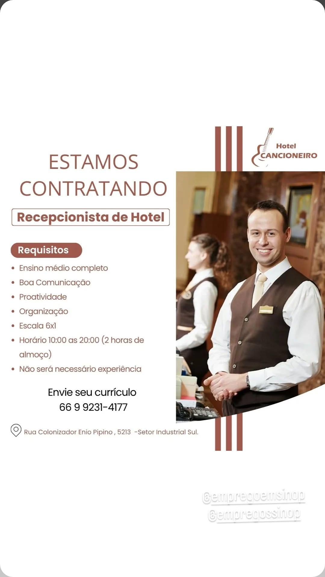 Recepcionista de Hotel