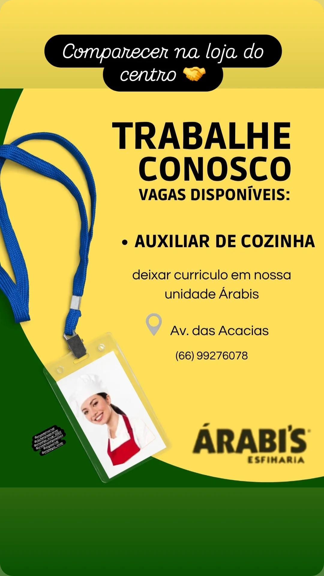 Auxiliar de cozinha