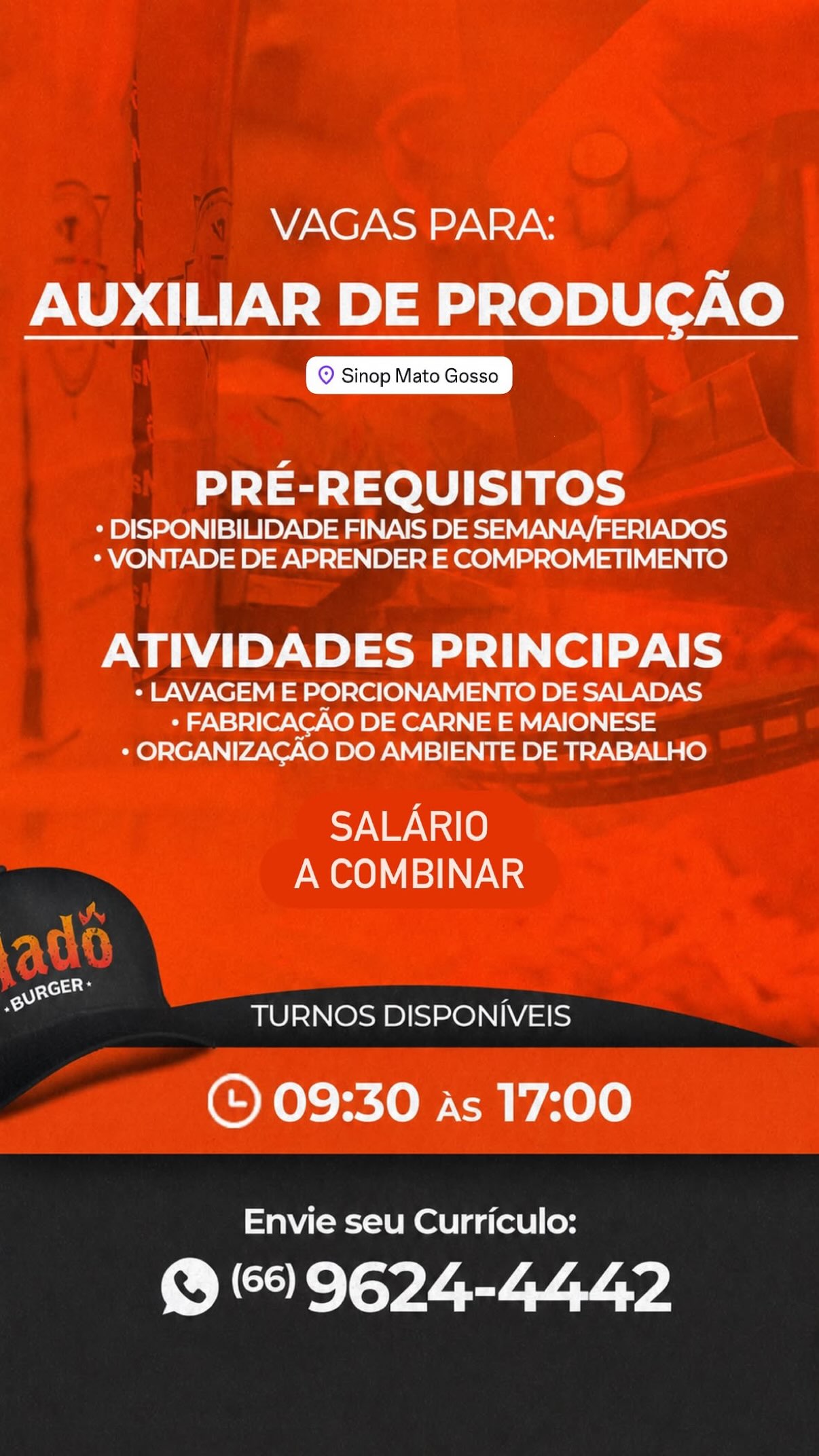 Auxiliar de Produção