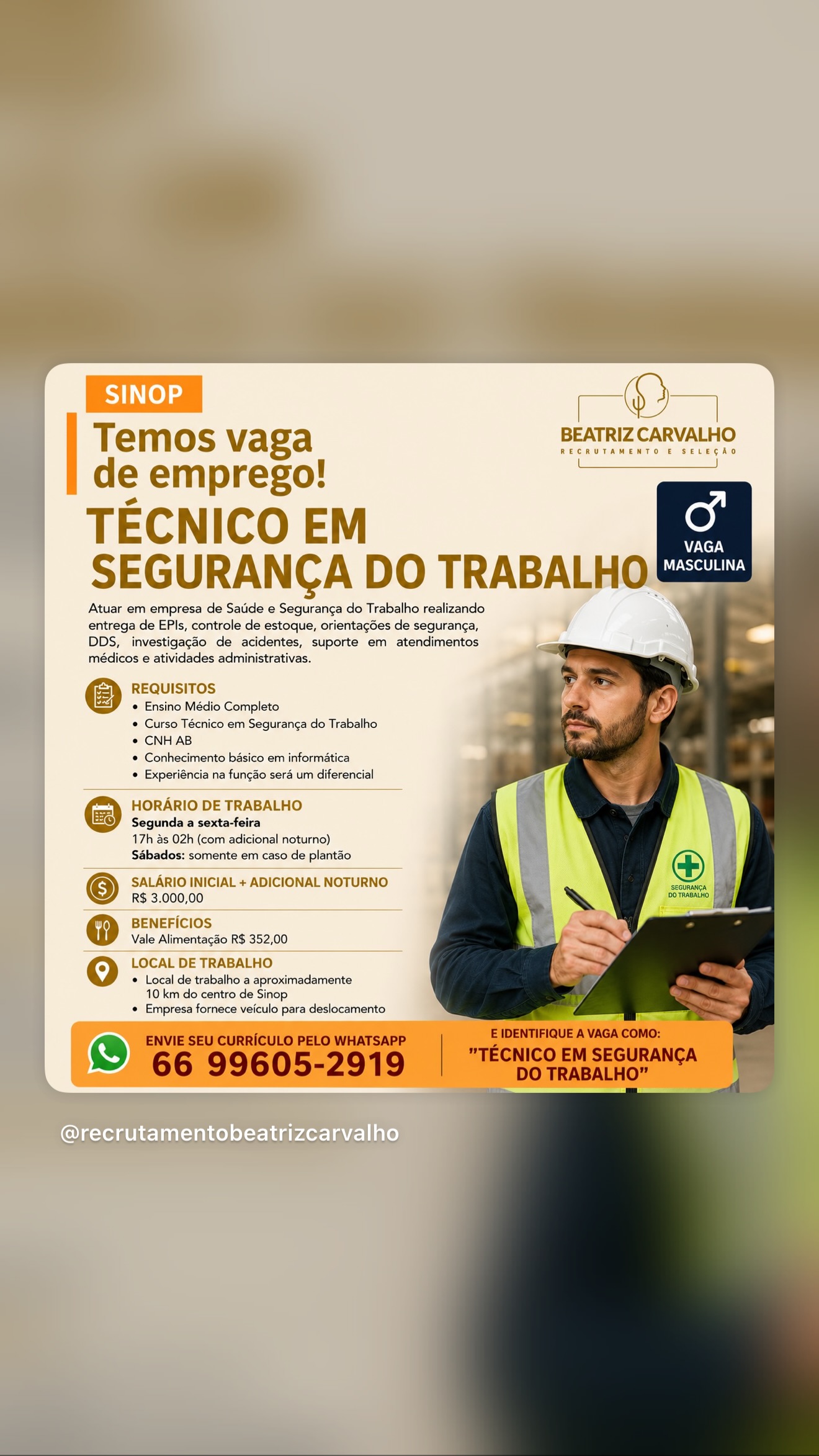 Técnico em Segurança do Trabalho