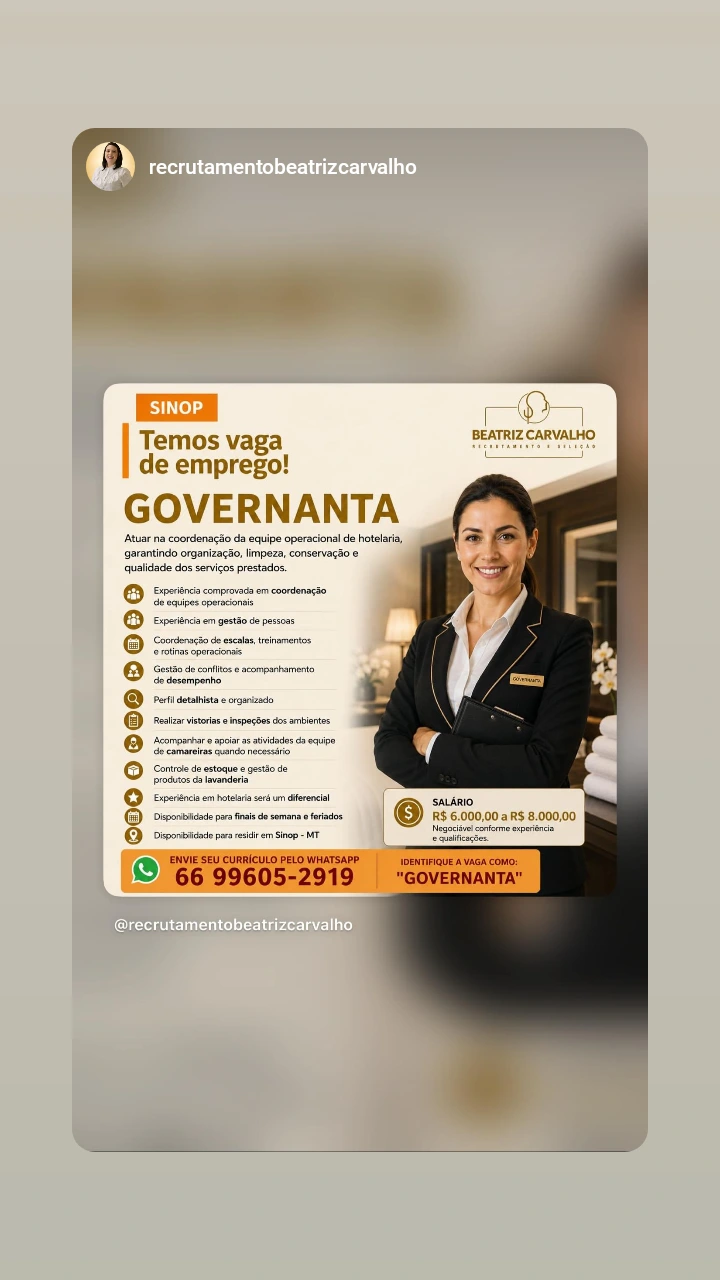 Vaga em Sinop
