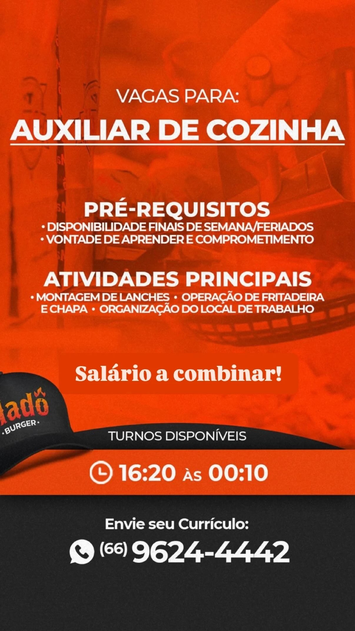 Auxiliar de cozinha